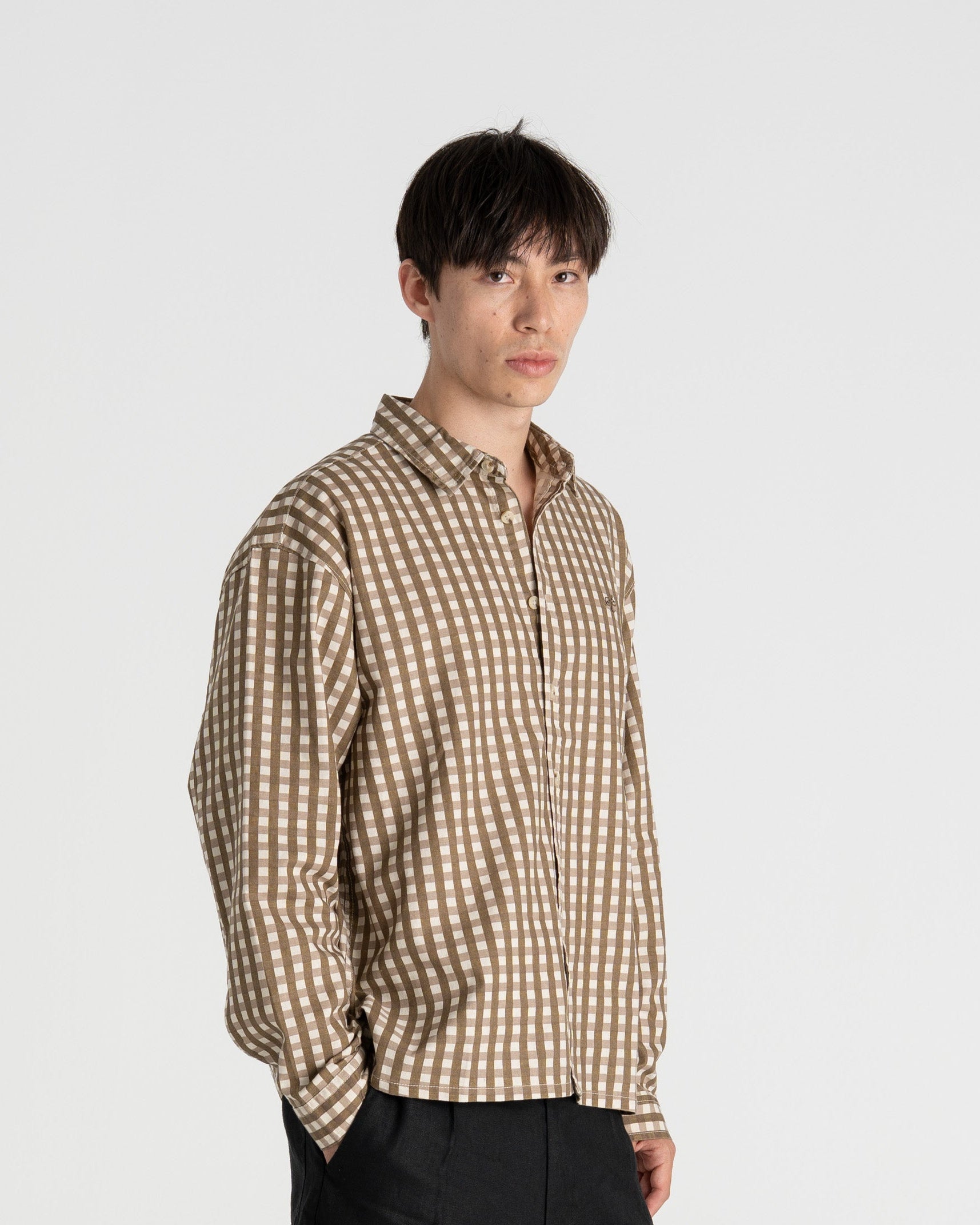 Checked Shirt Mokka